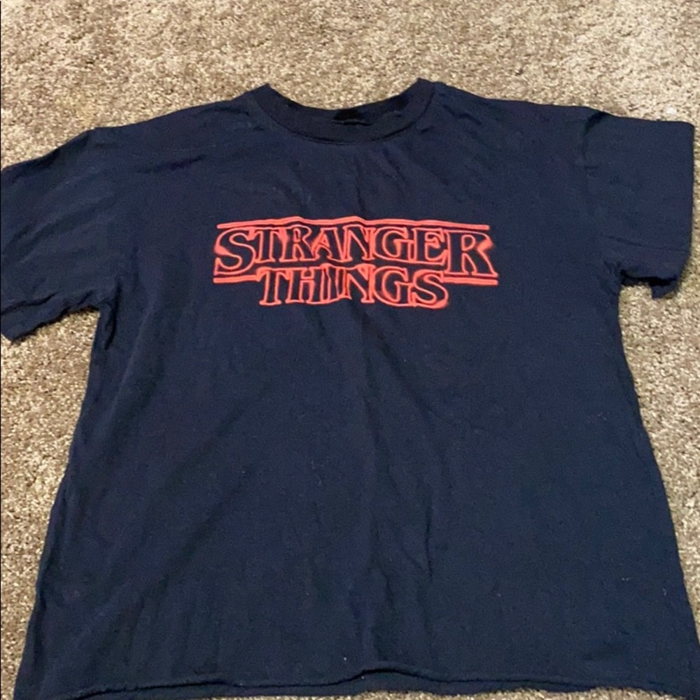 stranger Things cropped tee